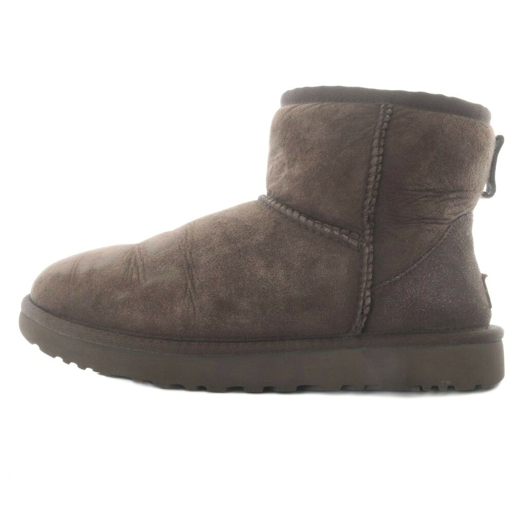 アグ オーストラリア UGG australia Classic Mini II ムートンブーツ ショート 24cm 茶色 ブラウン F19018C /SR レディース  260202