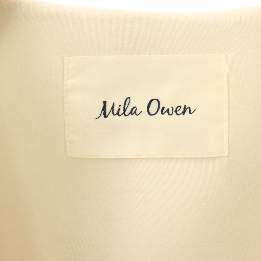 【中古】ミラオーウェン Mila Owen ノーカラーコート アウター 0 アイボリー /CX ■OS レディース 【ベクトル 古着】 260211 auc-vector-20736869 ブランド古着の買取販売ベクトル サンプル画像3