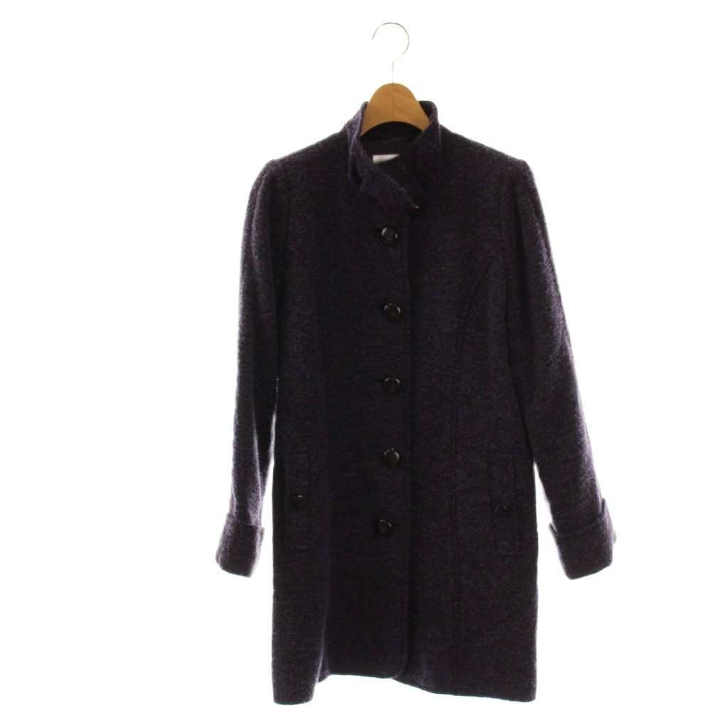 乐天商城 - 【中古】ロシャス ROCHAS ウール コート アウター 9 紫 /NR ■OS レディース 【ベクトル 古着】 260209
