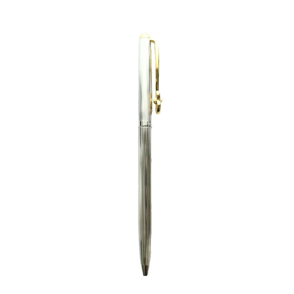 【中古】ミキモト MIKIMOTO ボールペン 1粒パール 回転式 黒インク シルバーカラー ゴールドカラー /SS ■OS レディース 【ベクトル 古着】 260213