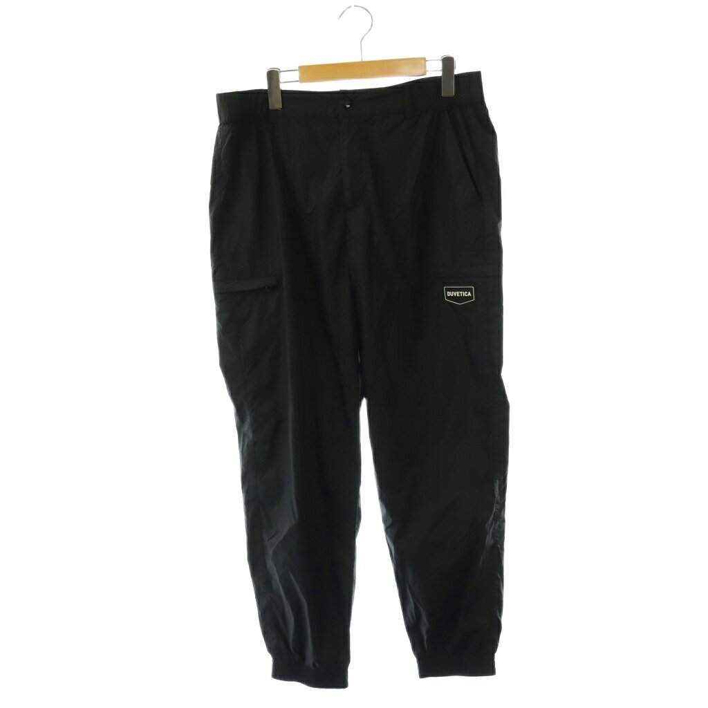 【中古】デュベティカ DUVETICA 25SS ナイロンパンツ ジョガーパンツ 50 ブラック VUPT41131 /DF ■OS ■SH レディース 【ベクトル 古着】 260219