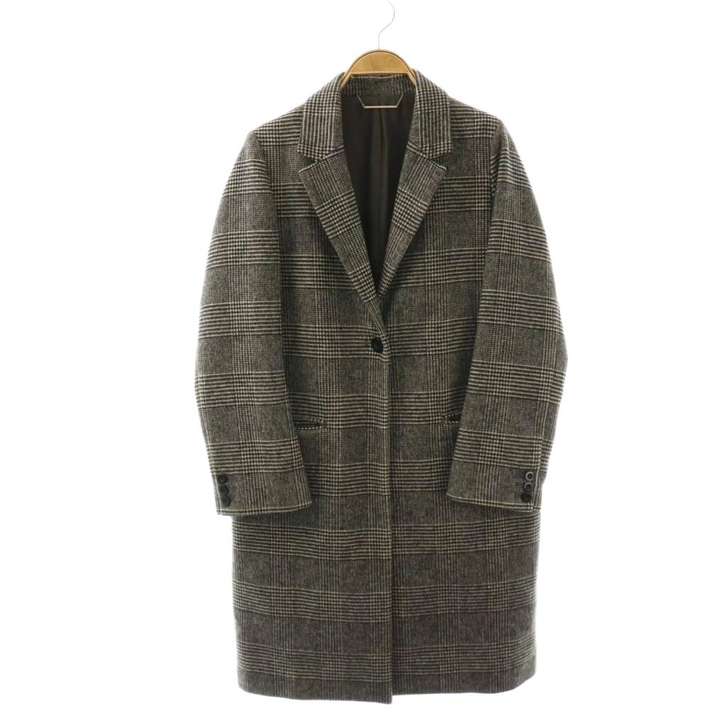 【中古】ミラオーウェン Mila Owen ウールチェスターコート アウター ロング 0 グレー 黒 /NR ■OS レディース 【ベクトル 古着】 260228 auc-vector-20765779 ブランド古着の買取販売ベクトル パッケージ画像