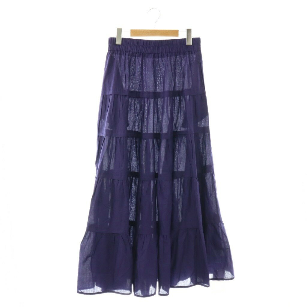 未使用品 マーレット Merlette 25AW HANA SKIRT スカート ロング フレア S ネイビー /DO ■OS レディース  260302