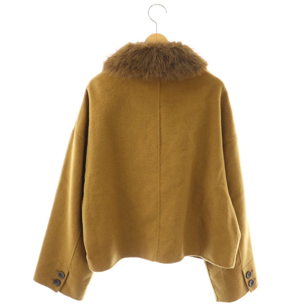 【中古】ミラオーウェン Mila Owen 25AW 2wayファーカラーリバーショートコート 1 キャメル /HK ■OS レディース 【ベクトル 古着】 260309 auc-vector-20783917 ブランド古着の買取販売ベクトル サンプル画像2