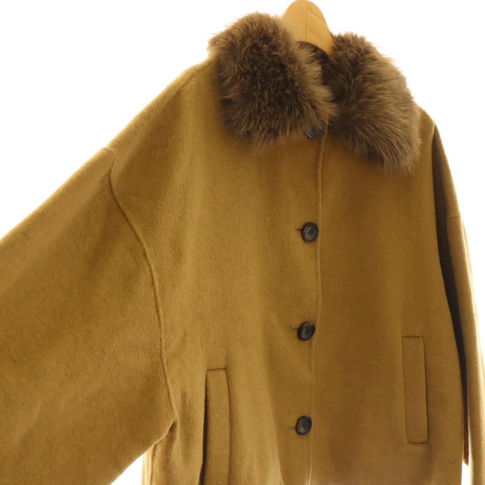 【中古】ミラオーウェン Mila Owen 25AW 2wayファーカラーリバーショートコート 1 キャメル /HK ■OS レディース 【ベクトル 古着】 260309 auc-vector-20783917 ブランド古着の買取販売ベクトル サンプル画像3