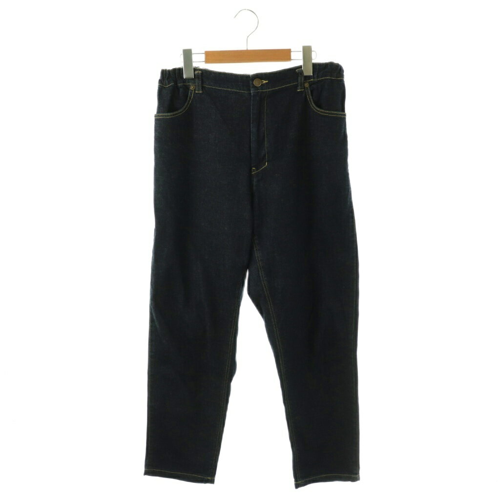 樂天商城 - 【中古】プランテーション plantation デニムパンツ イージーパンツ テーパード ロング ストレッチ 2 ネイビー /YO ■OS レディース 【ベクトル 古着】 260316