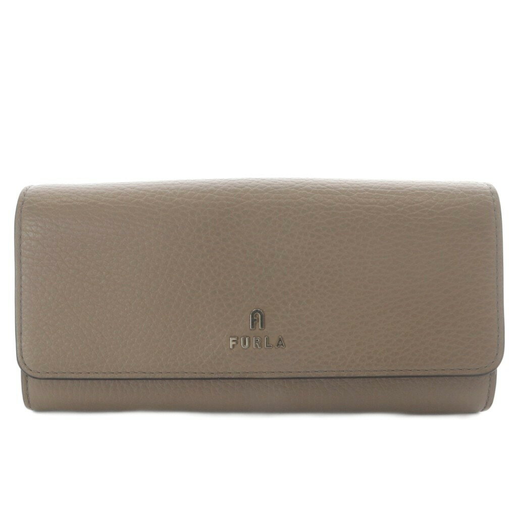乐天商城 - 【中古】フルラ FURLA CAMELIA 長財布 二つ折り レザー グレージュ /YO4 レディース 【ベクトル 古着】 260305