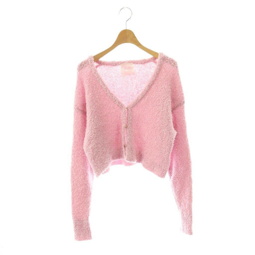樂天商城 - 【中古】ジェラートピケ gelato pique 24SS SAKURA ペーパーヤーンカーディガン ルームウェア F ピンク /ES ■OS レディース 【ベクトル 古着】 260305