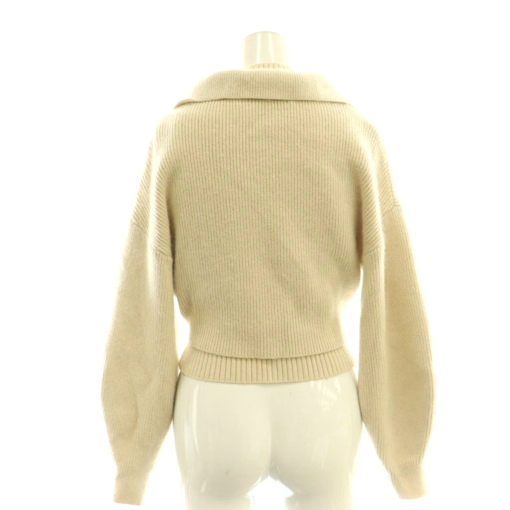 ブランド古着の買取販売ベクトルの【中古】ハーリップトゥ Her lip to Charlotte Wool-Blend Knit Set アンサンブルニット セーター 長袖 ショート丈 ウール混 カットソー ノースリーブ リブ ウール混 S ベージュ 1234202074 /HN ■SH レディース 【ベクトル 古着】 260316｜アングル2