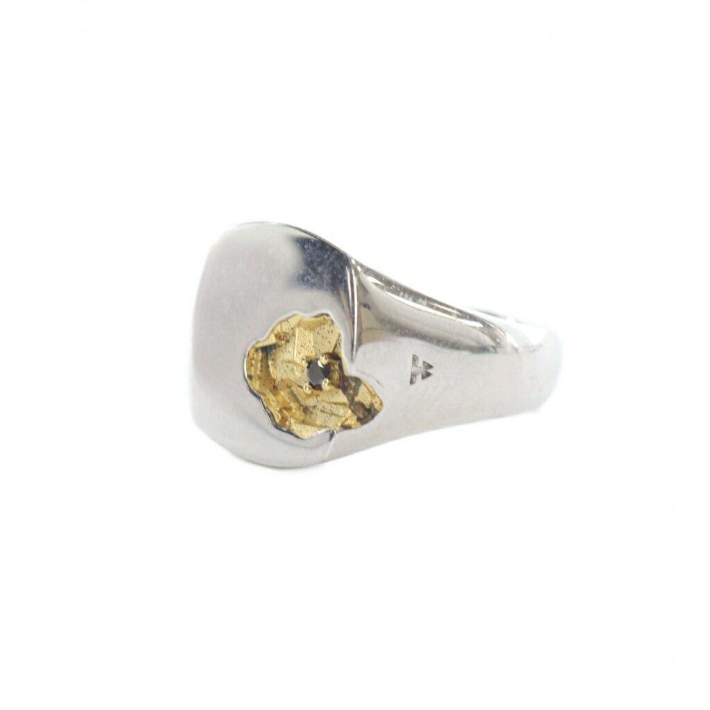 【中古】トムウッド TOMWOOD Mined Ring Large Black Diamond リング 指輪 925 15号 シルバー /SR ■AD メンズ 【ベクトル 古着】 260323