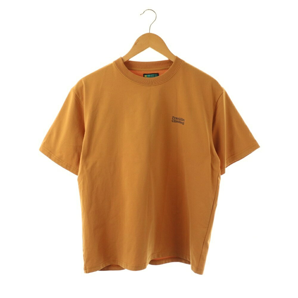 樂天商城 - 【中古】フランクリンクライミング FLEX TECH バックプリントロゴT Tシャツ カットソー 2 茶 ブラウン 半袖 /LP レディース 【ベクトル 古着】 260316