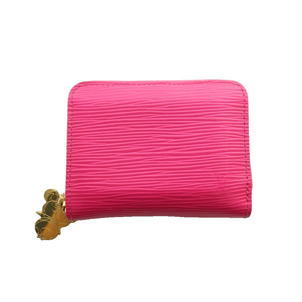 【中古】ルイヴィトン LOUIS VUITTON LV × TM ジッピー・コイン パース エピ 小銭入れ コンパクトウォレット 財布 レザー ピンク /SS ■OS ■OH レディース 【ベクトル 古着】 260319