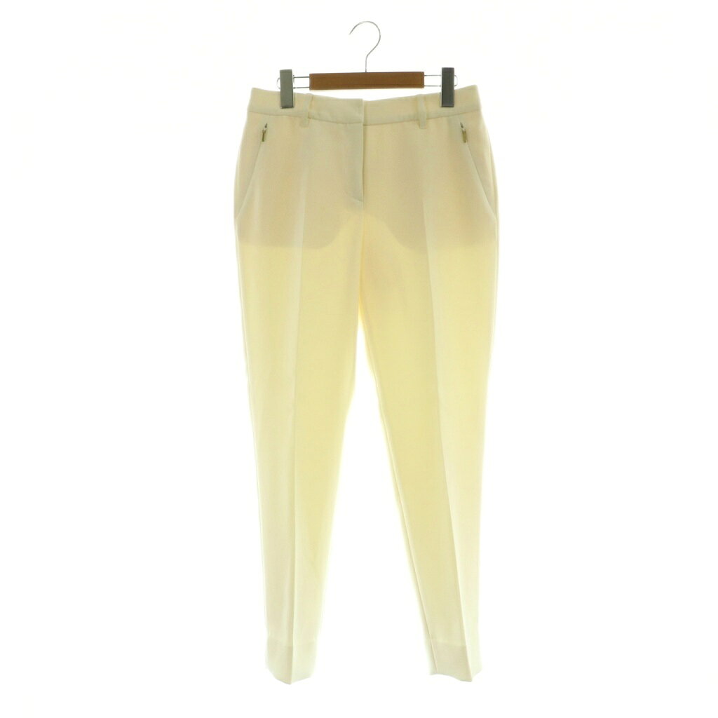 【中古】エポカ EPOCA パンツ スラックス テーパード ストレッチ ジップポケット 4...