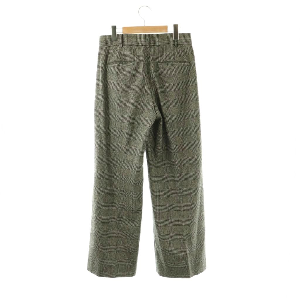 【中古】セオリーリュクス theory luxe RAE GLEN WOOL パンツ ワイド グレンチェック 38 グレー /HK ■OS レディース 【ベクトル 古着】 260323 auc-vector-20806345 ブランド古着の買取販売ベクトル サンプル画像2