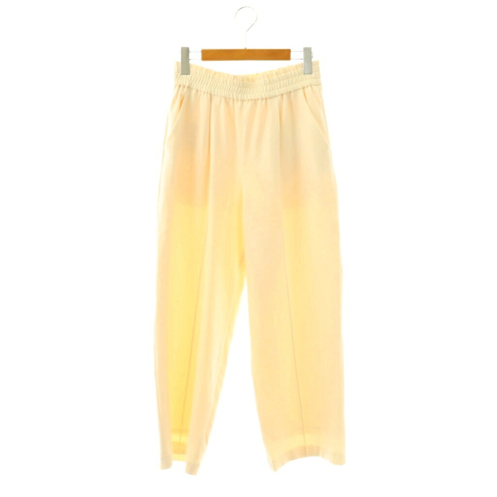 樂天商城 - 【中古】アウィーエフ AuieF ワイドパンツ イージー タック 38 アイボリー /CX ■OS レディース 【ベクトル 古着】 260401