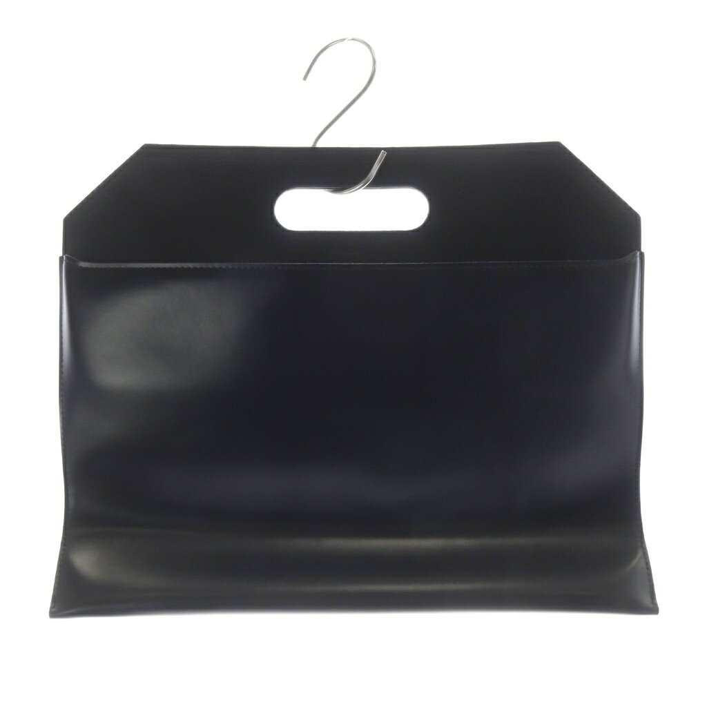 【中古】ピエニ PIENI ENVELOPE レザーハンドバッグ 切替 黒 ブラック /SR ■SH レディース 【ベクトル 古着】 260330