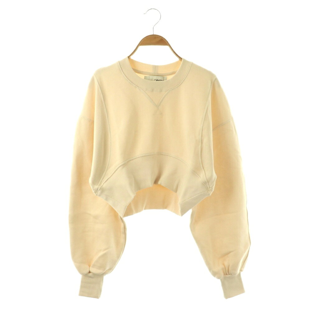 Other - 【中古】ザラ ZARA × カイア KAIA クロップドスウェット 長袖 USAS アイボリー /DO ■OS レディース 【ベクトル 古着】 260327