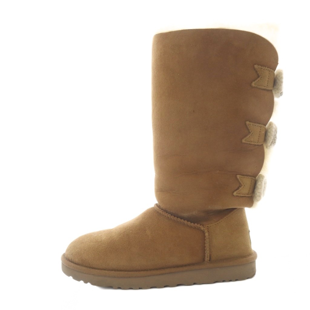 樂天商城 - 【中古】アグ オーストラリア UGG australia TALL BAILEY ロングブーツムートン 24cm 茶色 ブラウン 1007982 /SR レディース 【ベクトル 古着】 260401