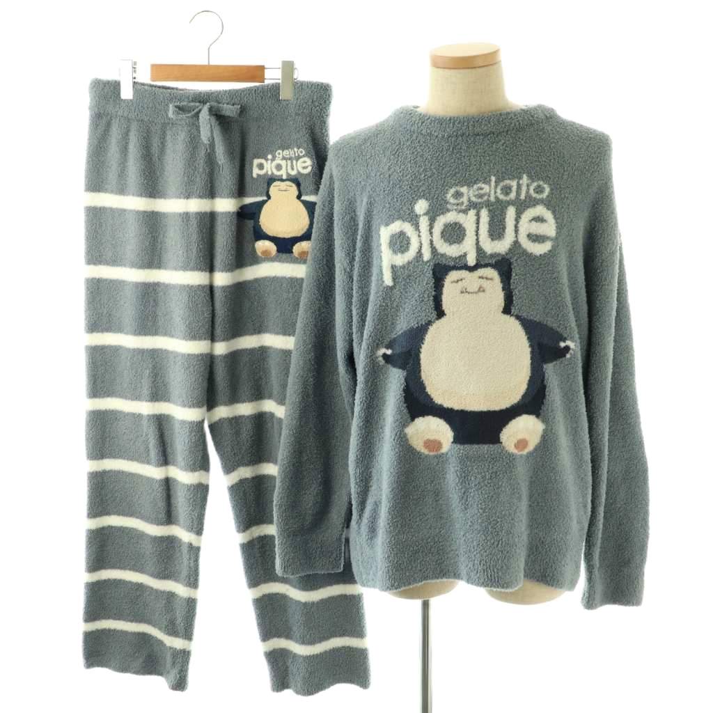 ジェラートピケ　ポケモンスリープ　ルームウェアセット 新品未使用品 お問い合わせ多数につき『GELATO PIQUE meets Pokémon Sleep（ポケモン