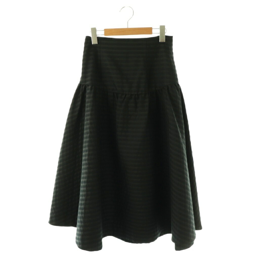 ボーダーズアットバルコニー サイドポケットスカート BD2121-3H-22 FLARE WOOL SKIRT | BORDERS at BALCONY (Women