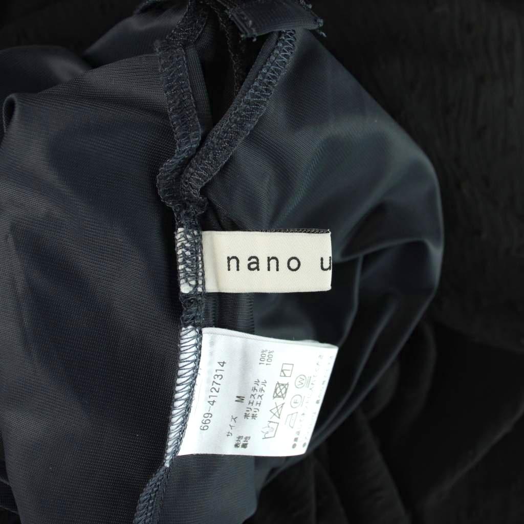 【中古】ナノユニバース nano universe 近年モデル ドビードットワイドパンツ M 黒 ブラック /AB ■OS レディース 【ベクトル 古着】 260402 auc-vector-20839281 ブランド古着の買取販売ベクトル サンプル画像3