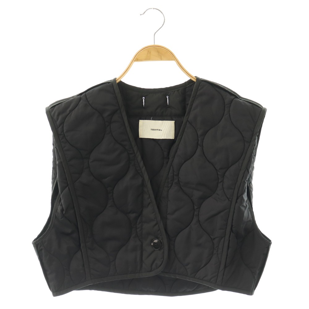 ジャケット・アウター TODAYFUL Quilting Short Vest/black 楽天市場】【予約】TODAYFUL トゥデイフル Quilting Short Vest