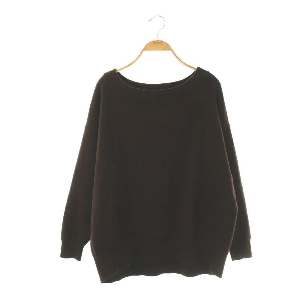 Rakuten - 【中古】ドゥーズィエムクラス DEUXIEME CLASSE エブリデイアイライク EVERYDAY I LIKE 25AW Relax オフショルダーニット セーター プルオーバー ダークブラウン /CX ■OS レディース 【ベクトル 古着】 260407