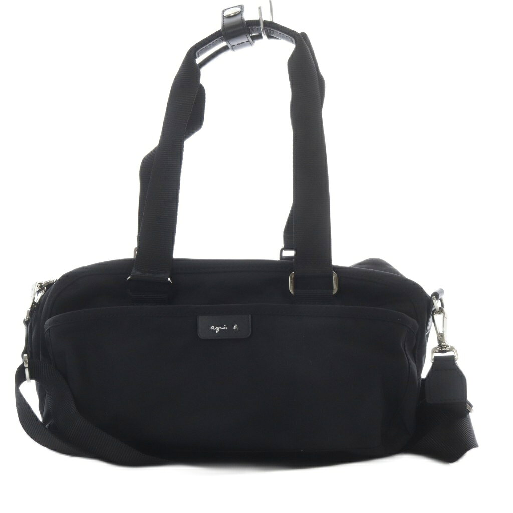Other - 【中古】アニエスベー ボヤージュ Agnes b. VOYAGE ナイロン 2way スモール ボストンバッグ My bag トートバッグ ショルダーバッグ ブラック /YO15 レディース 【ベクトル 古着】 260407