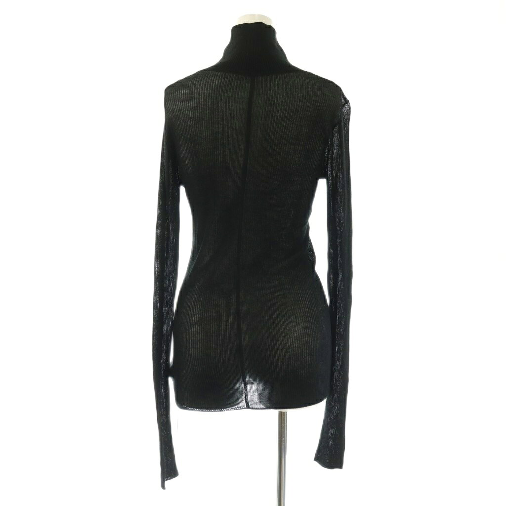 【中古】未使用品 ミラオーウェン Mila Owen シアーハイネックリブニットプルオーバー カットソー 長袖 0 ブラック /HK ■OS レディース 【ベクトル 古着】 260406 auc-vector-20848376 ブランド古着の買取販売ベクトル サンプル画像2