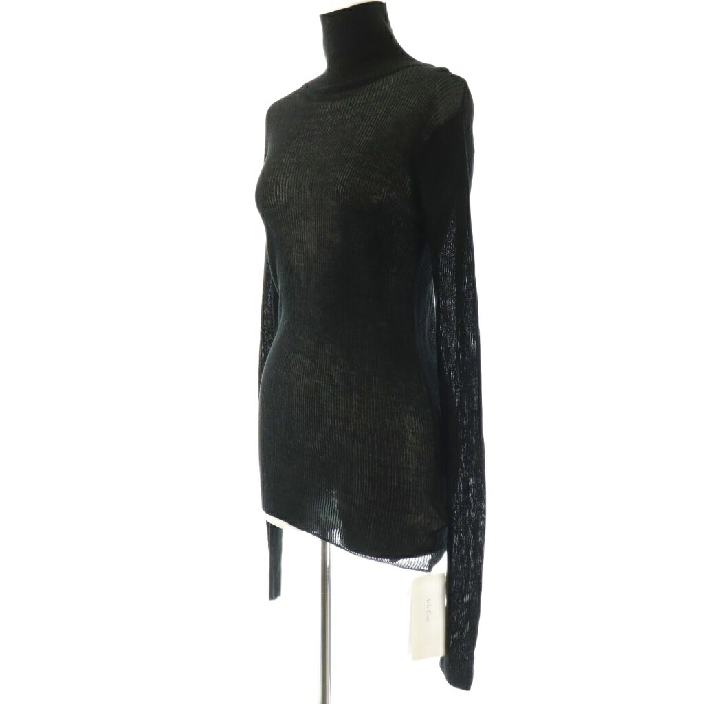【中古】未使用品 ミラオーウェン Mila Owen シアーハイネックリブニットプルオーバー カットソー 長袖 0 ブラック /HK ■OS レディース 【ベクトル 古着】 260406 auc-vector-20848376 ブランド古着の買取販売ベクトル サンプル画像3