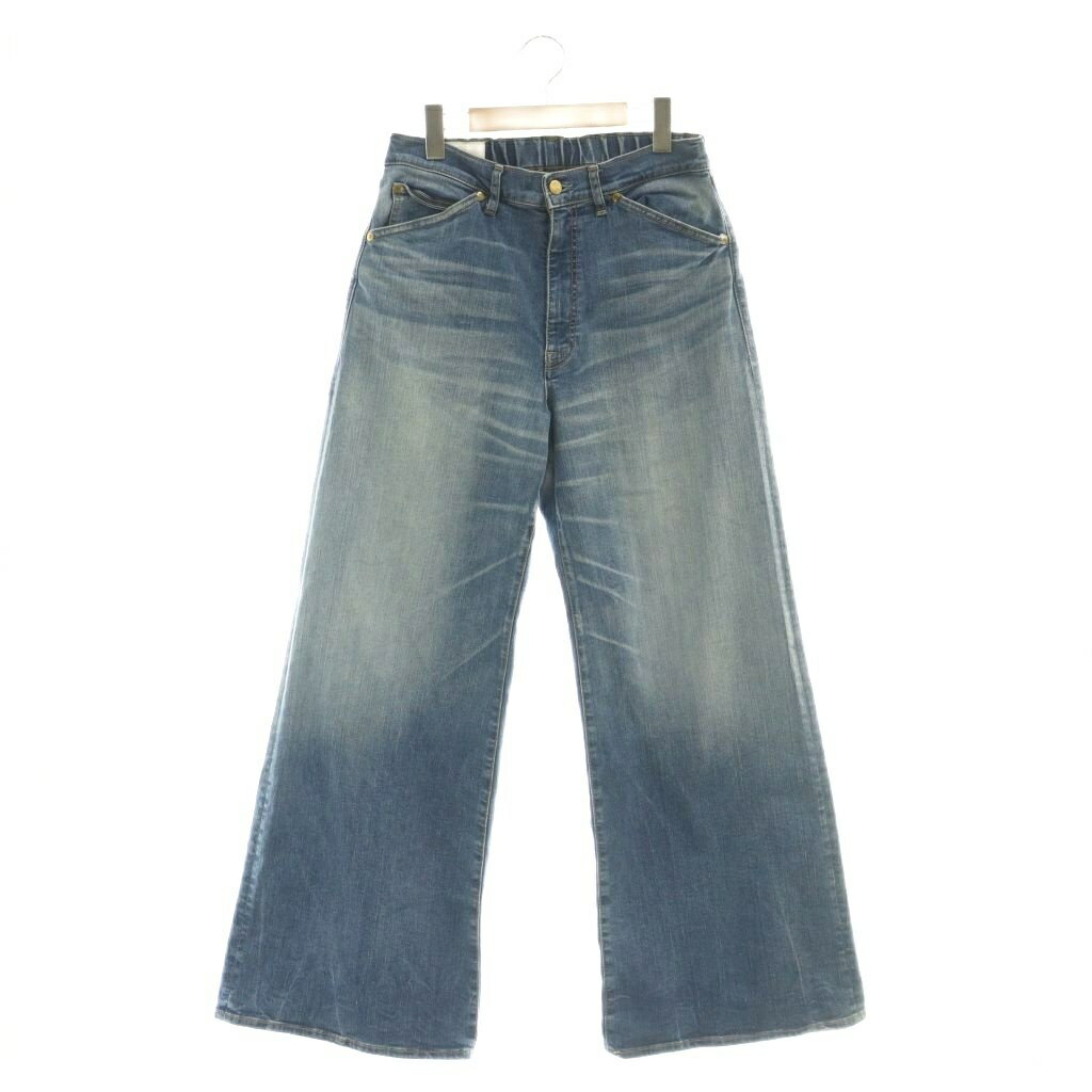 [중고] 사트 SURT MANNISH BAGGY 데님 팬츠 청바지 M 블루 MXSR74L / DF ■ OS 레이디스 [벡터 헌 옷] 260407