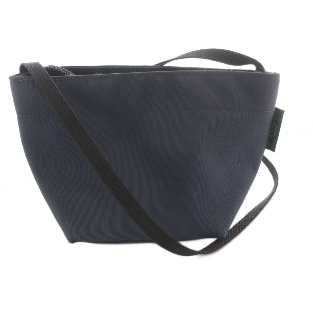 【中古】エルベシャプリエ Herve Chapelier ナイロン舟型 ショルダーバッグS グレ...
