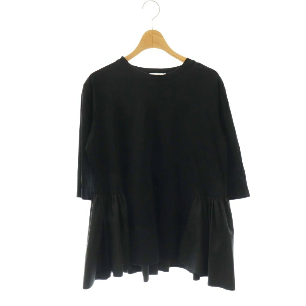 アダワス ADAWAS SILKET JERSEY FLARED TEE カットソー プルオーバー F ブラック /DF ■OS レディース  260408