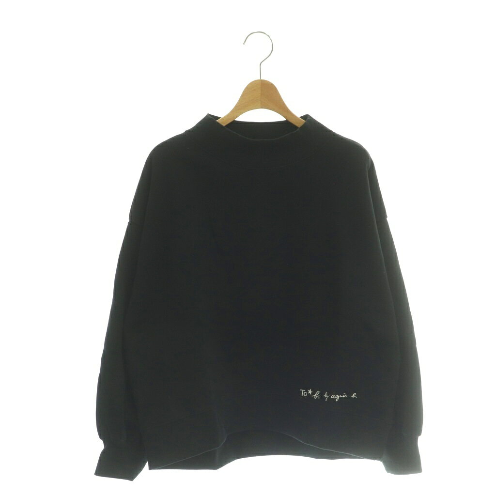 Other - 【中古】トゥービーバイアニエスベー To b. by agnes b. WEB限定 WU88 PULLOVER キャンディスリーブプルオーバー 38 黒 /SY ■OS レディース 【ベクトル 古着】 260409