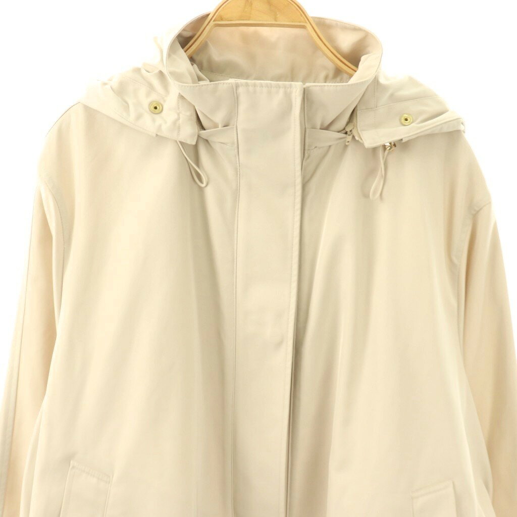 【中古】23区 オンワード樫山 25SS 撥水加工 ライトツイル フーディーアウター ブルゾン ジャケット 36 ベージュ /SY ■OS レディース 【ベクトル 古着】 260407 auc-vector-20848209 ブランド古着の買取販売ベクトル サンプル画像3