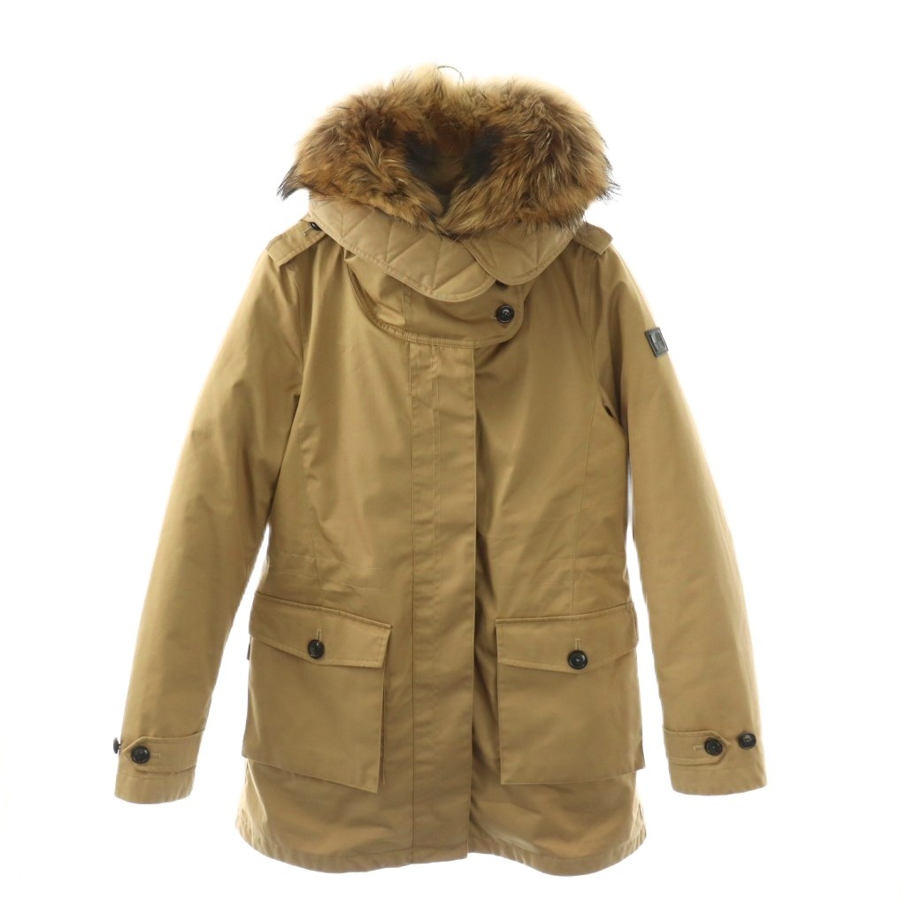 ウールリッチ WOOLRICH Scarlett Parka 2WAYファー付きモッズコート ダウンライナー付き S ベージュ /ES ■OS レディース  260407
