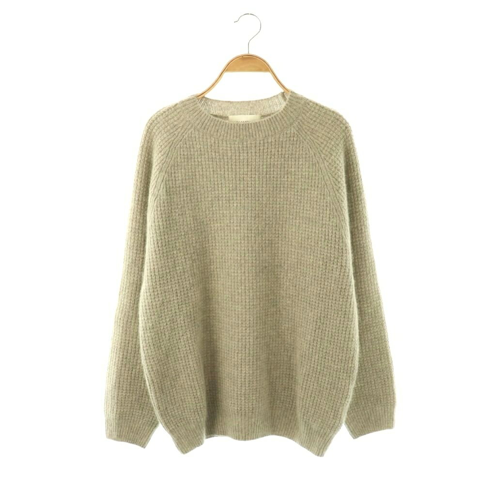 evam eva エヴァムエヴァ カジュアルシャツ M グレー 【古着】【中古】【送料無料】 evam eva 未使用品 cotton no collar shirt M 定価29700円 E261T051