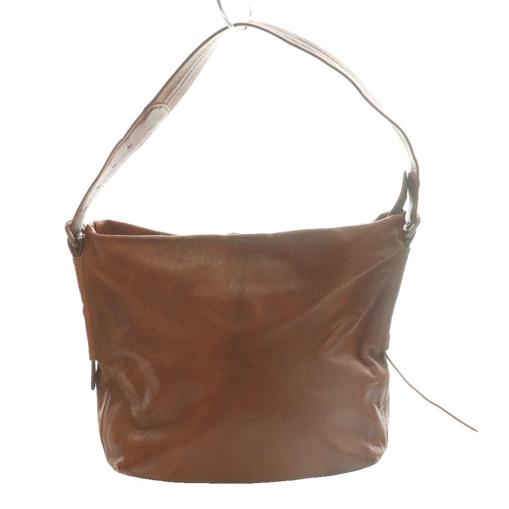 【中古】ゲンテン genten ショルダーバッグ レザー 茶 ブラウン /SS ■OS レディー...