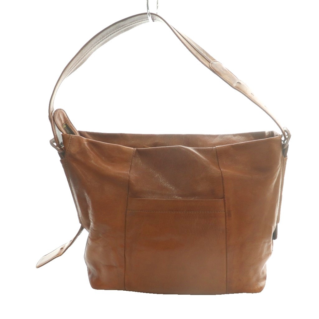 【中古】ゲンテン genten ショルダーバッグ レザー 茶 ブラウン /SS ■OS レディー...