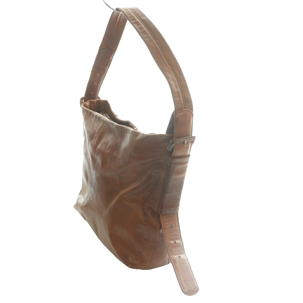 【中古】ゲンテン genten ショルダーバッグ レザー 茶 ブラウン /SS ■OS レディー...