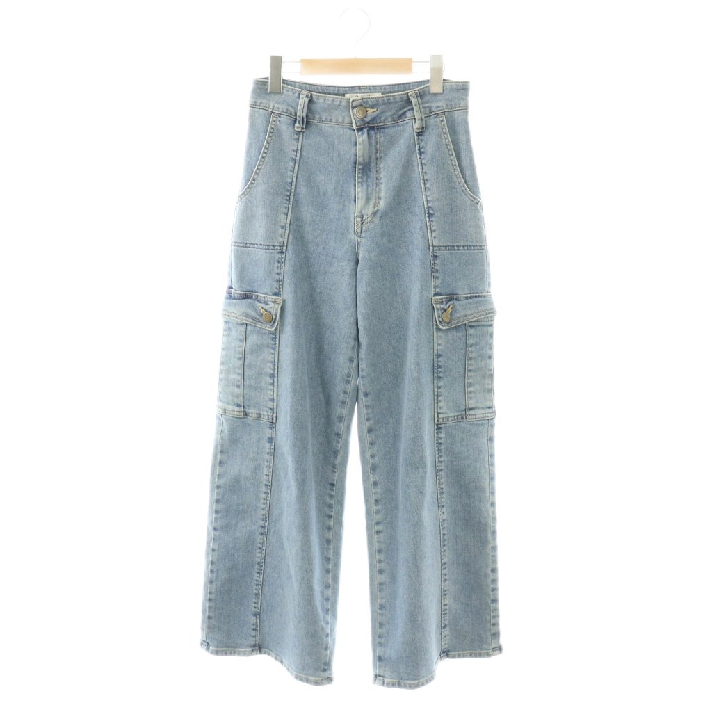 樂天商城 - 【中古】サムシング something LISA カーゴワイドパンツ デニム ジーンズ M ブルー /CX ■OS レディース 【ベクトル 古着】 260410