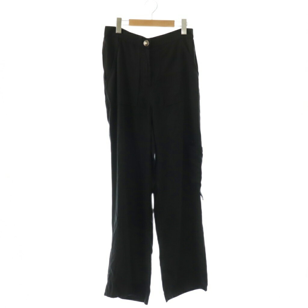 樂天商城 - 【中古】ザラ ZARA カーゴ ワイドパンツ M 黒 /SY ■OS メンズ 【ベクトル 古着】 260410