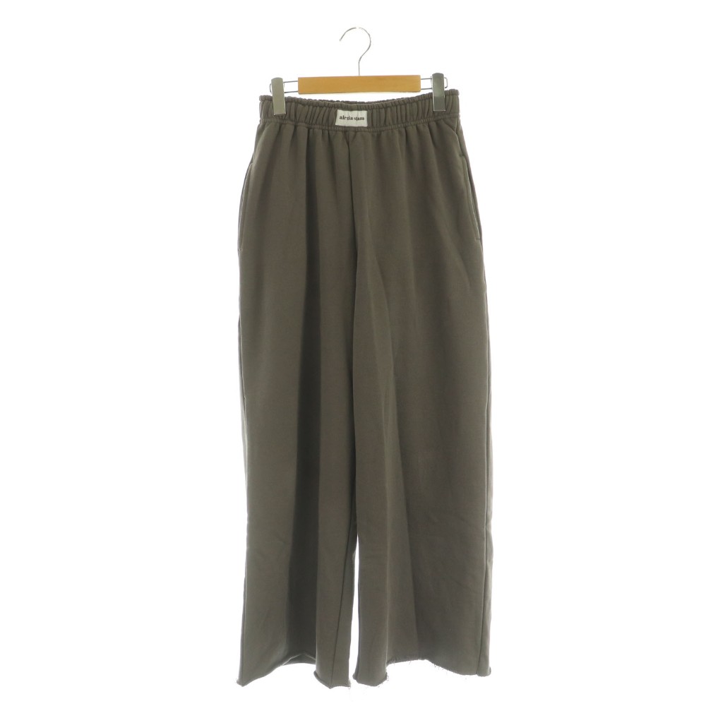 ALEXIASTAM♡新品未使用♡バナナリーフ♡ハイウエストボトム♡パンツ ALEXIA STAM（アリシアスタン） パンツ High Waist Tuck Wide Pants