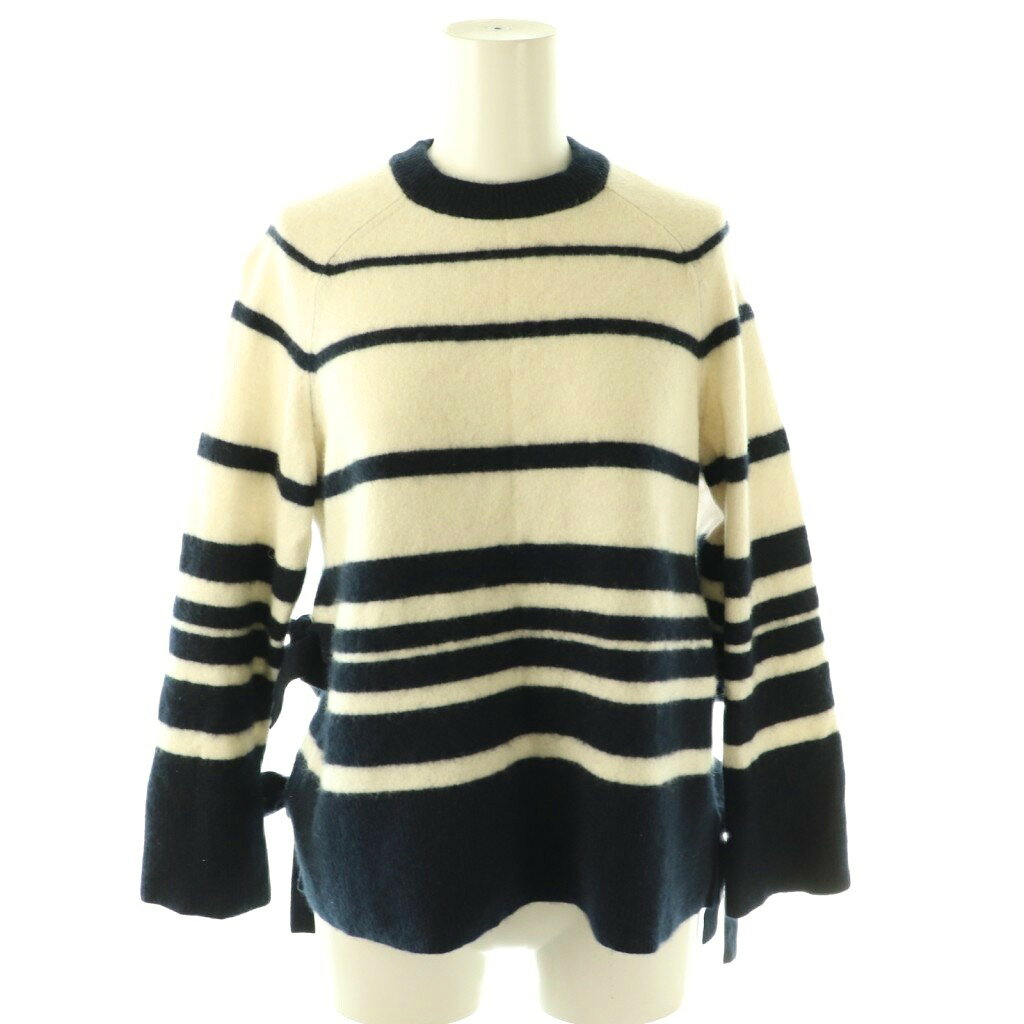 【中古】ミラオーウェン Mila Owen ボーダーカシミヤセーター ニット 長袖 0 ネイビー オフホワイト /DO ■OS レディース 【ベクトル 古着】 260420 auc-vector-20873015 ブランド古着の買取販売ベクトル パッケージ画像