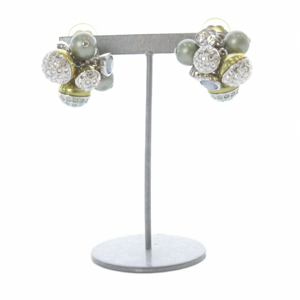 White Coral - 【中古】スワロフスキー SWAROVSKI パール ボールモチーフ イヤリング 両耳用 マルチカラー /SR ■SH レディース 【ベクトル 古着】 260421
