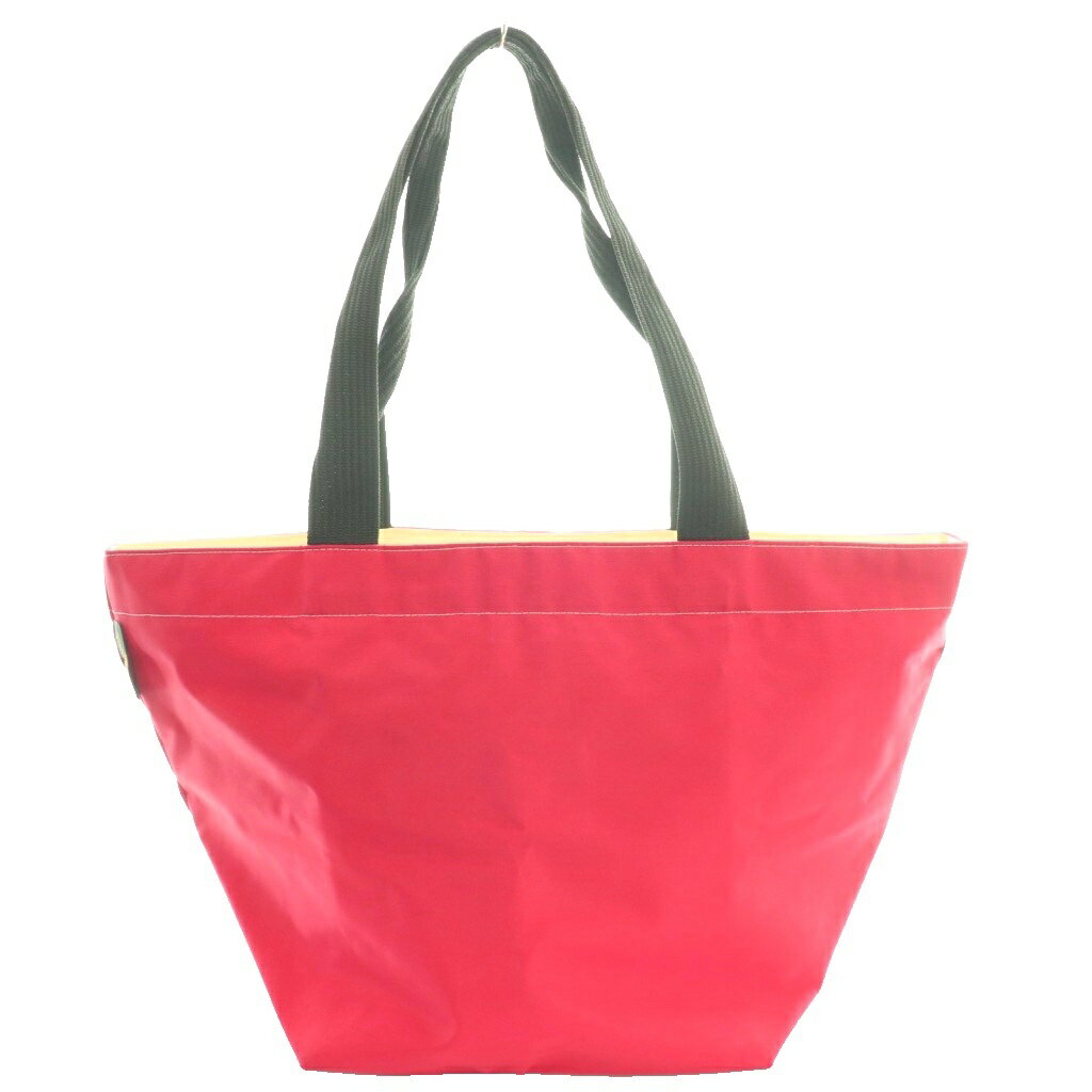 【中古】エルベシャプリエ Herve Chapelier ナイロン舟型トートL バッグ ハンド 赤...