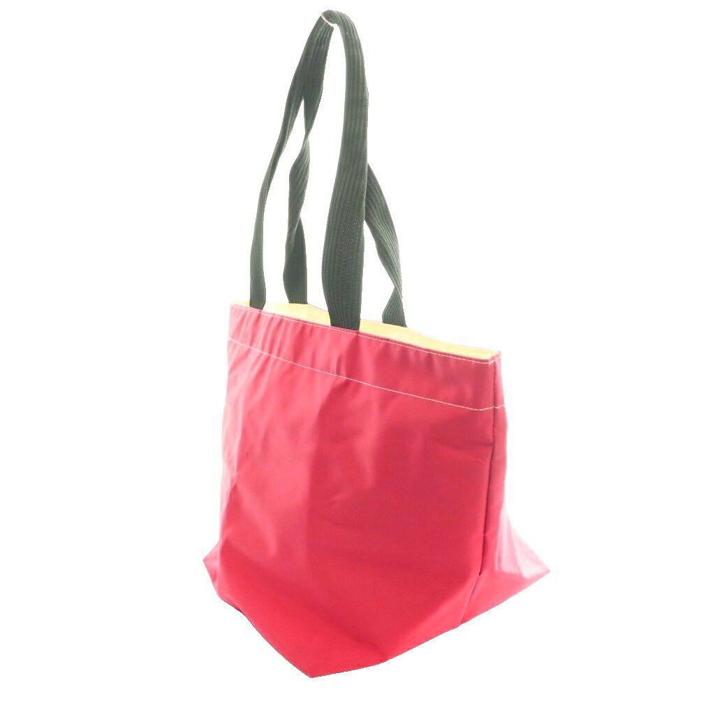 【中古】エルベシャプリエ Herve Chapelier ナイロン舟型トートL バッグ ハンド 赤...