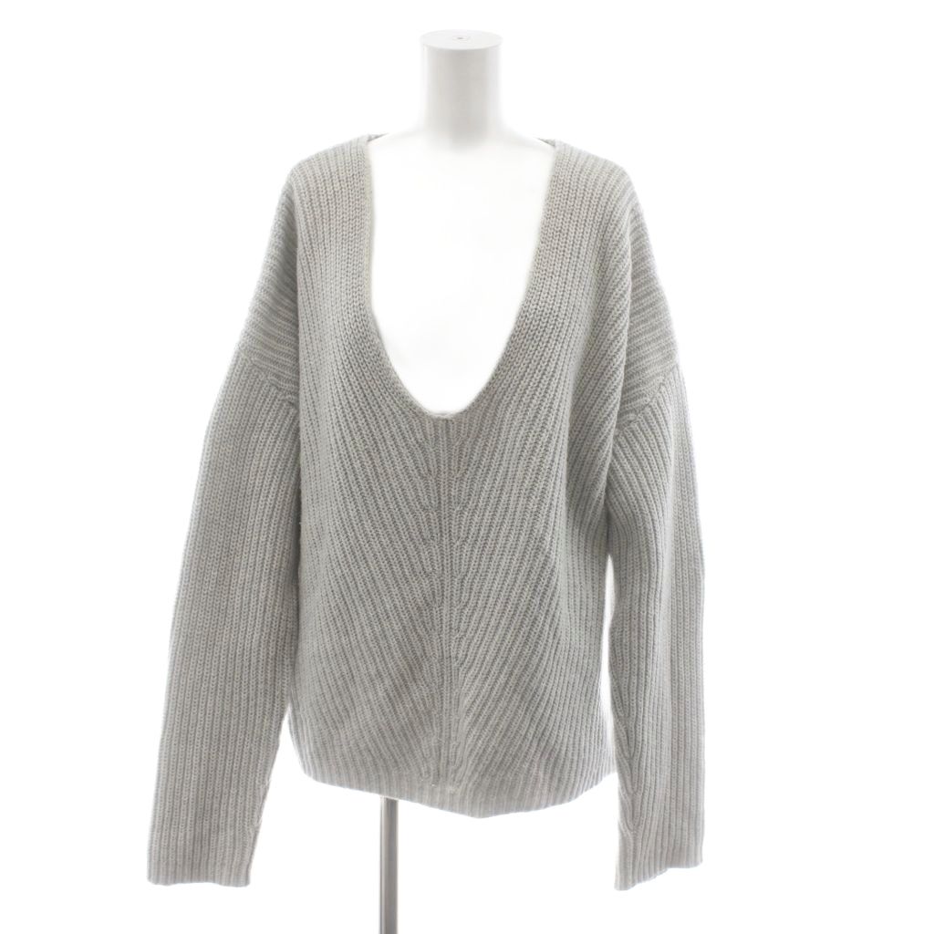 樂天商城 - 【中古】セオリー Theory DUANE KNIT コットンVネックニット セーター S グレー /AZ レディース 【ベクトル 古着】 260418