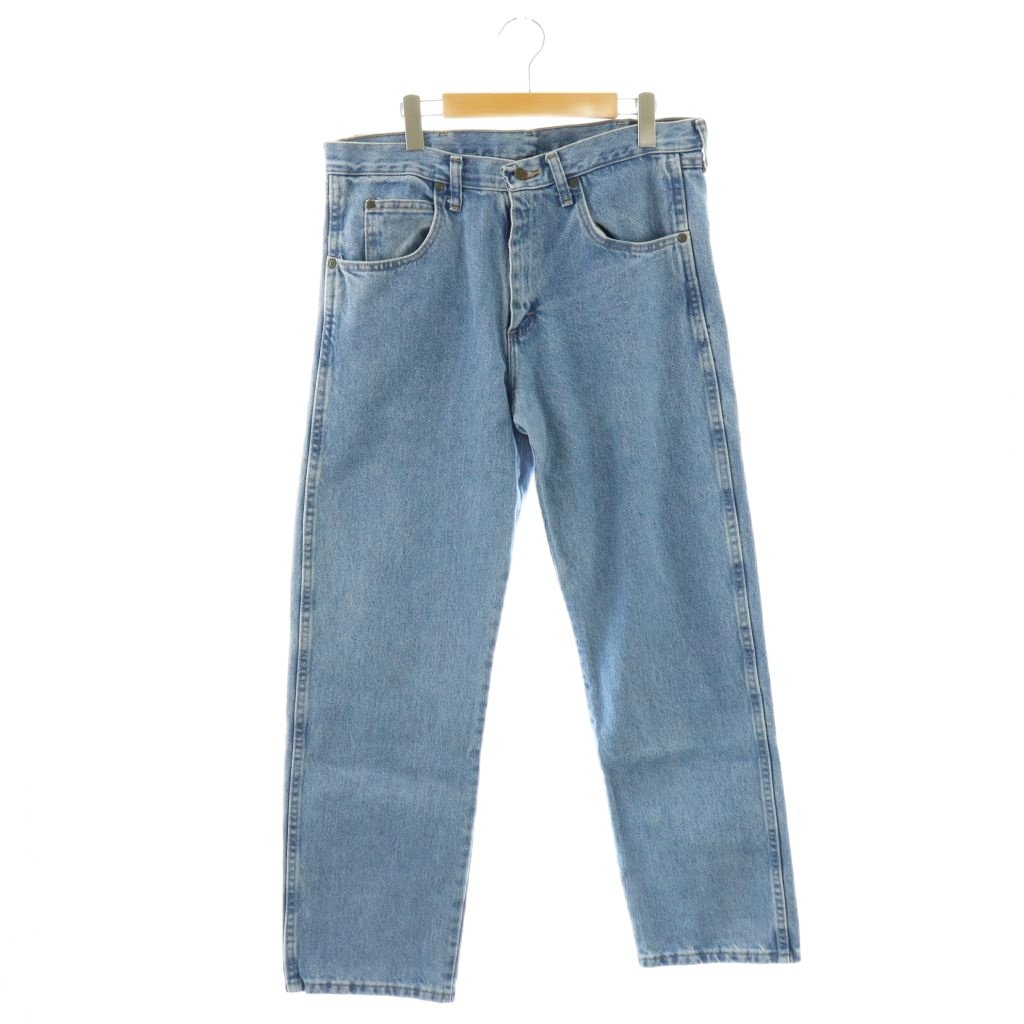 [Used] Wrangler RUGGED RELAX FIT Denim Jeans, Zipper Fly, Size 34x30, Light Blue /DO ■OS ■SH Men's [Vector Used Clothing] 260427