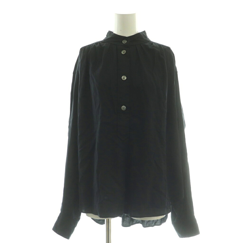 イザベル マラン エトワール ISABEL MARANT ETOILE BERANGERE TOP プルオーバー ブラウス シャツ 38 ブラック /DF ■OS レディース  260421